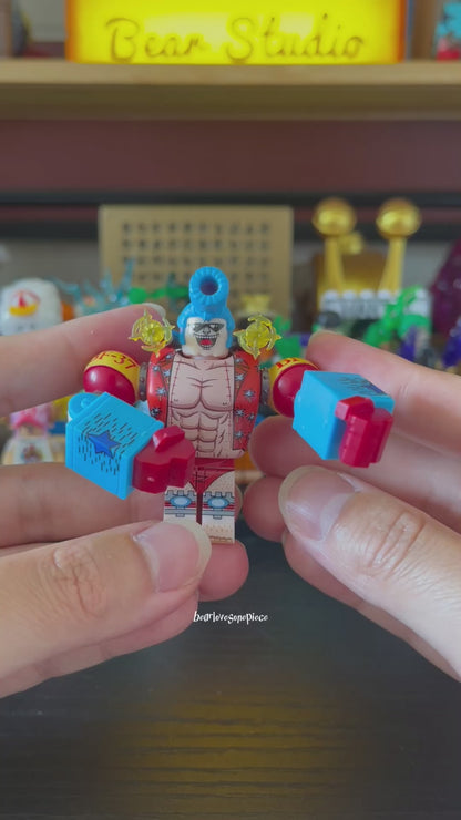 6cm Super Franky Building Block Mini Figure